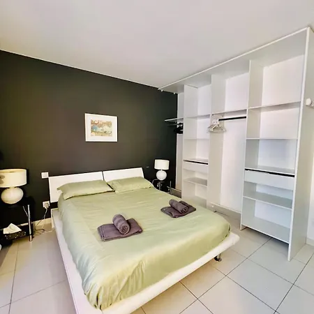 Grand T2 Lumineux, Avec Vue Et Piscine 아파트 툴롱